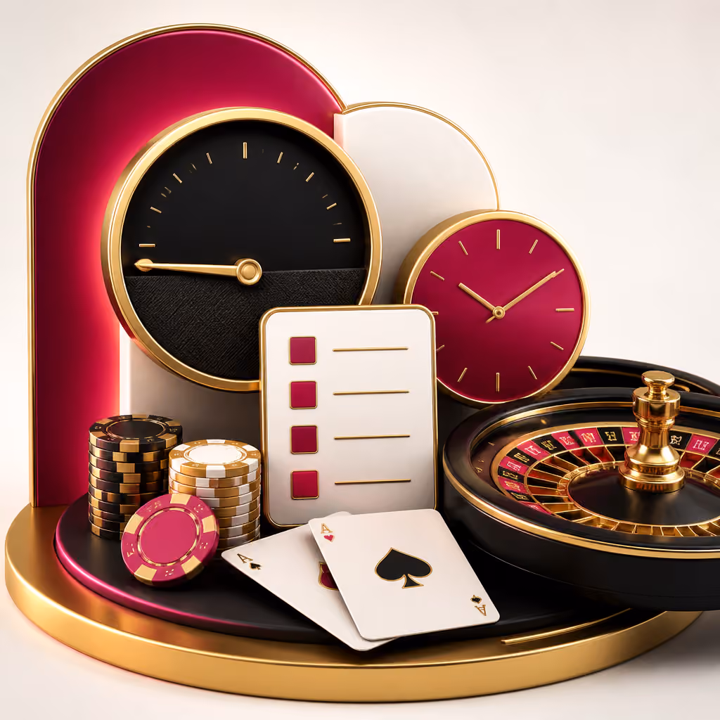 Del Oro Spielprüfung mit Limits und Uhr